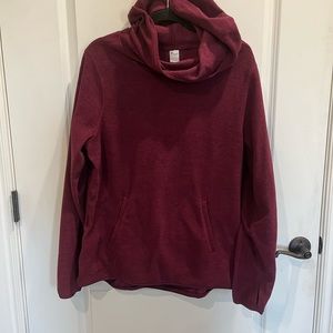 Old navy active fleece pullover- raspberry color!